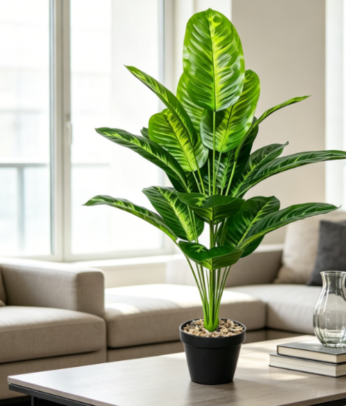 Artificial Tree With Pot, Indoor Decoration