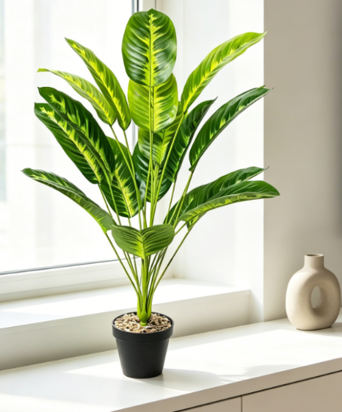 Faux Palm Tree, Floor-Standing Home Greenery