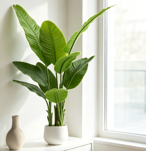 Large Artificial Bird Of Paradise, Indoor/Outdoor Floor Plant